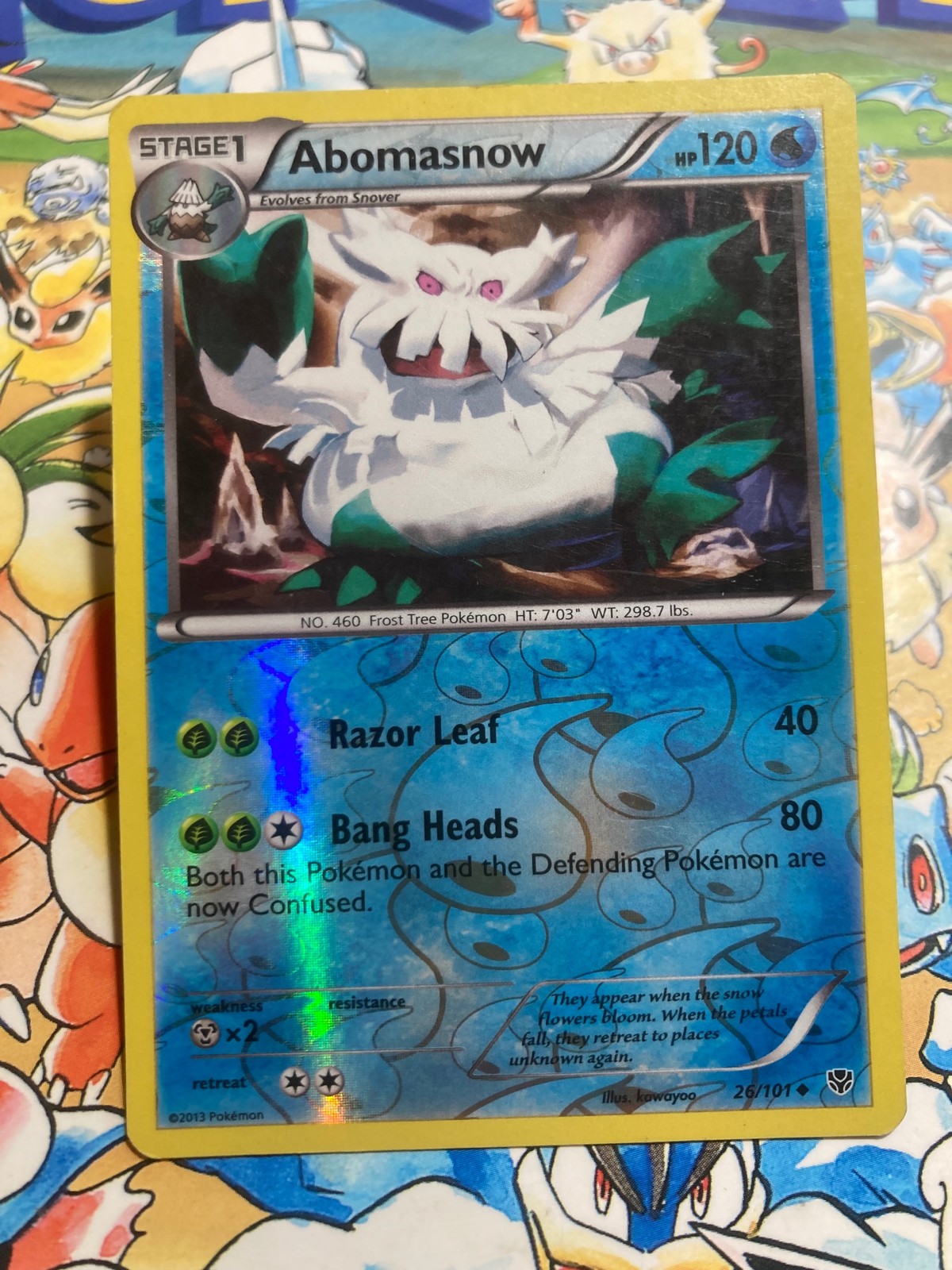 Abomasnow 26/101 Uncommon Plasma Blast Pokemon TCG