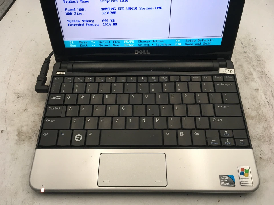 DELL INSPIRON MINI 10 - BOOTS TO BIOS - INTEL ATOM 2530 - 1GB RAM - READ DESC-BB - Image 3 of 4