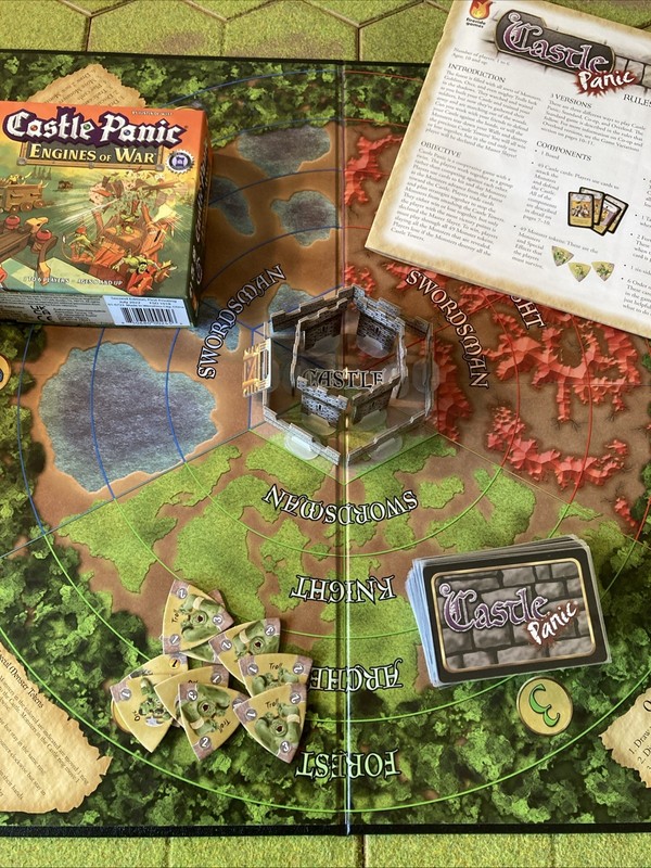 Castle Panic & Engines Of War Expansion Board Game-Fireside Games