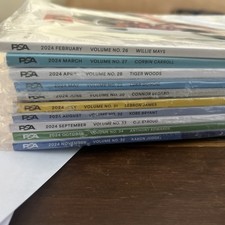 Lot of 10 2024 PSA Magazines Sealed February-November 2024
