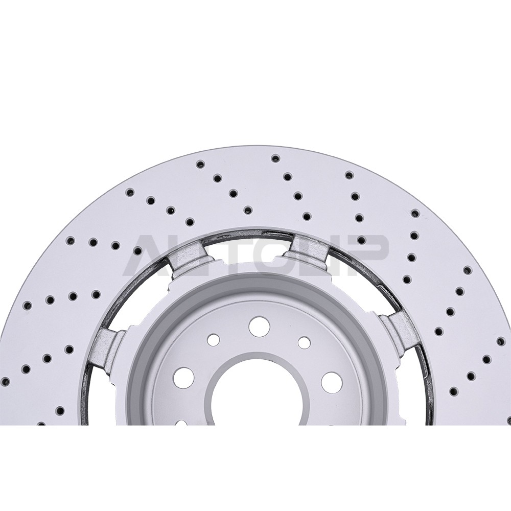 For Maserati Granturismo Quattroporte GranCabrio Front Right Brake Rotor 235318