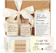 Birthday Gifts for Women Best Friends, Besties middle, Champagne 