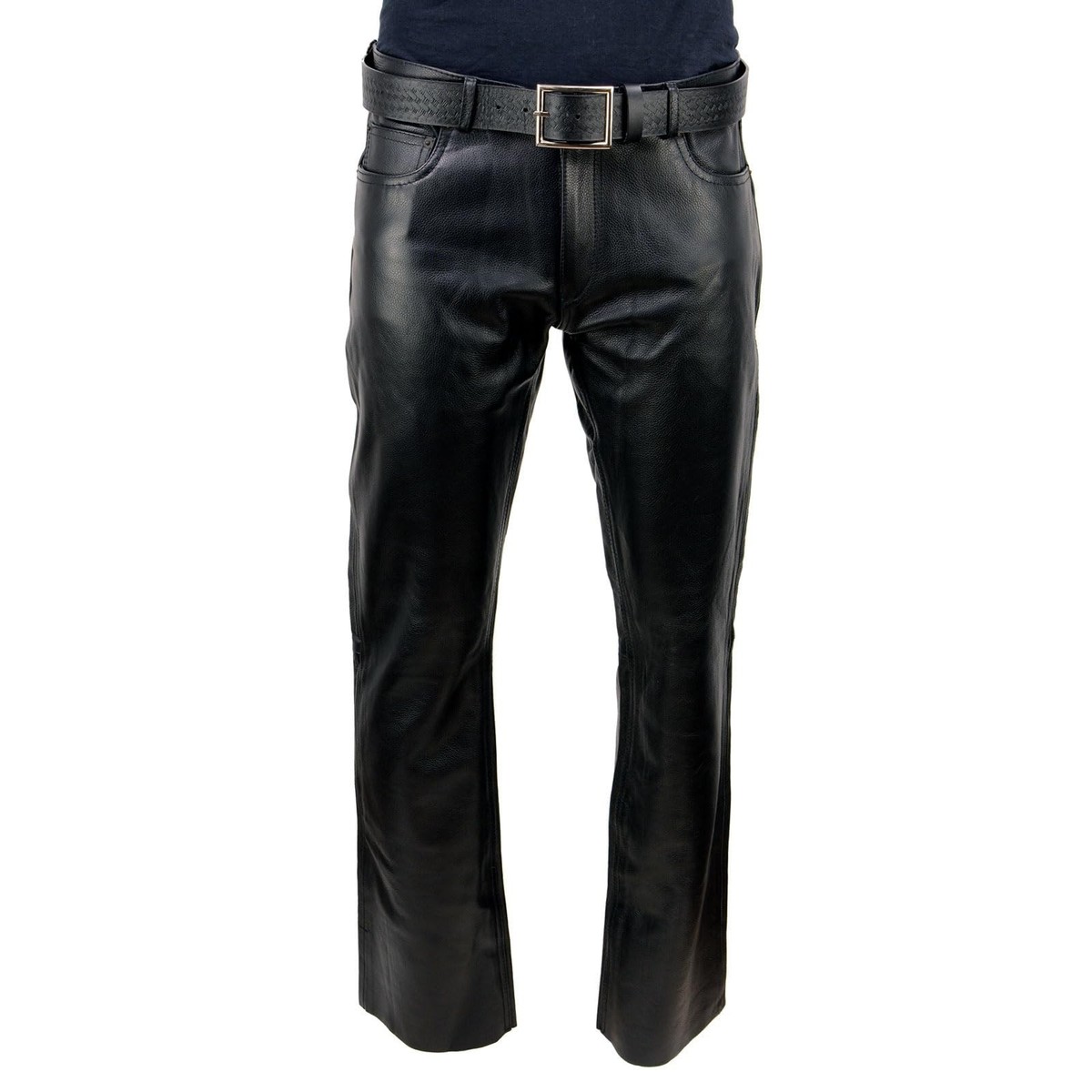 Milwaukee Leather | Classic Fit 5 Pocket Leather Pants for