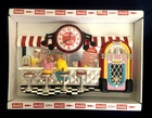 Vintage Coca-Cola Coke Soda Fountain Diner Jukebox Wall Clock Burwood New
