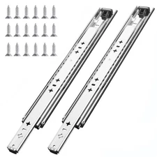 1 Pair 38 Inch 260 Lb Capacity Heavy Duty Drawer Slides(with Stainless Screws...