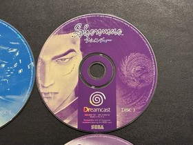 Shenmue Sega Dreamcast 1999 UK PAL 4 Disc Only Set Tested & Work! Authentic