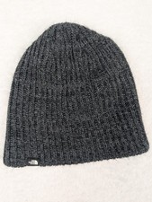 The North Face Beanie Knit Gray Winter Cap Hat Unisex One Size Ski