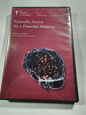The Great Courses Scientific Secrets for a Powerful Memory - No Book VG+ D11