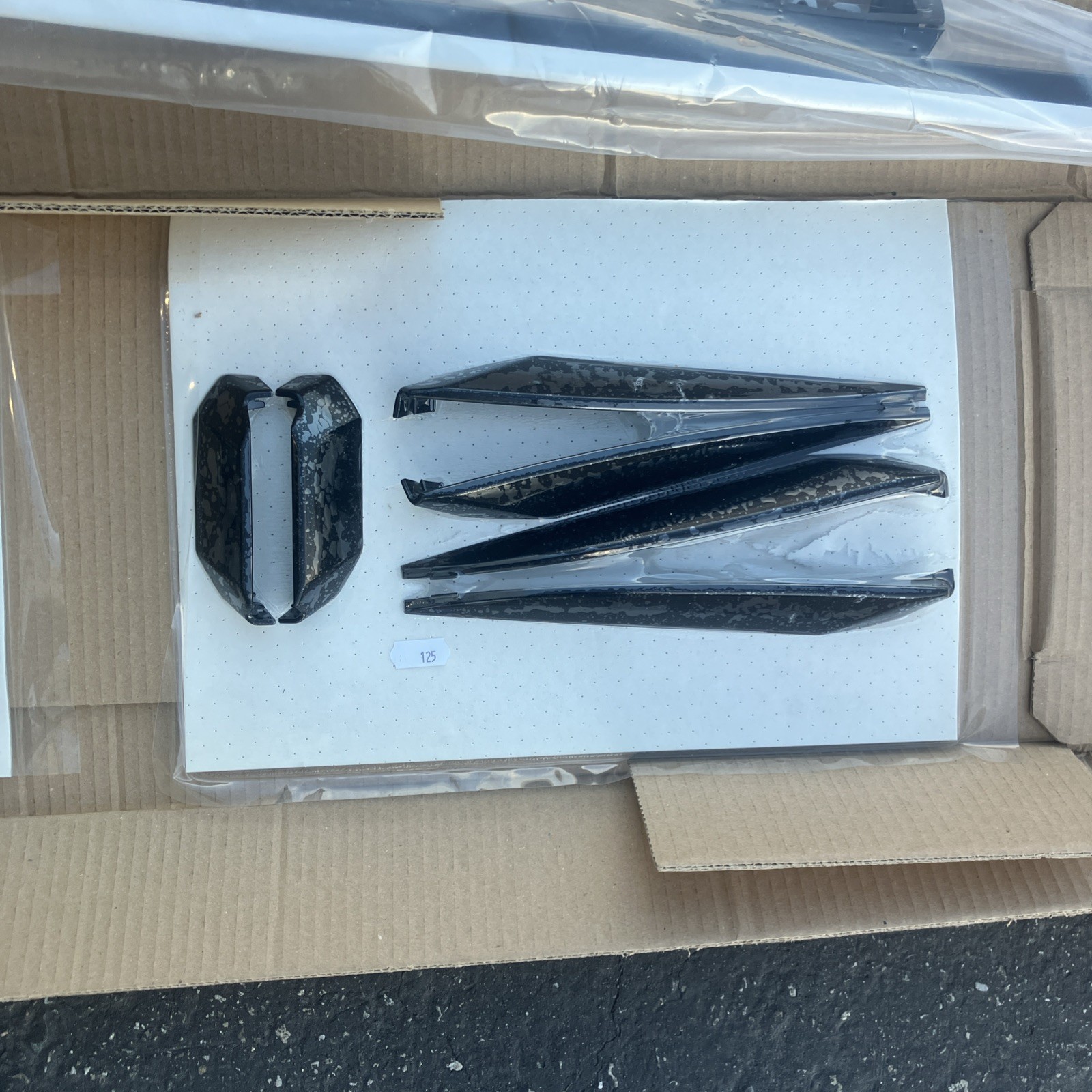 VPLRG0079 2013-2021 Range Rover L405 Gloss Black Roof Rail Kit Assembly New