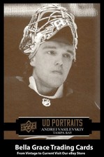 2021-22 Upper Deck Andrei Vasilevskiy #P-12 Tampa Bay Lightning UD Portraits NHL