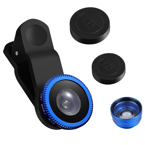 Hämobllo -Handykamera -Objektiv Universal Mobilfunkobjektiv und (blau) - 第 1/12 張圖片