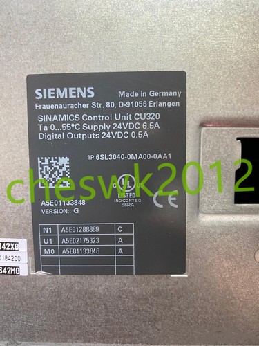 1 PCS Siemens CU320 servo control unit module 6SL3040-0MA00-0AA1 - Picture 5 of 5