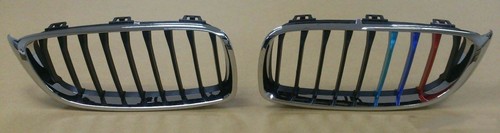 Fit For BMW F32 F33 F36 4-Series Front Grille P Style Chrome & Black ///M Color - Picture 2 of 4