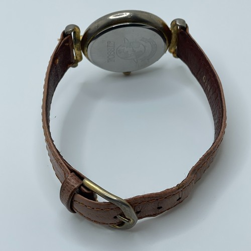 Fossil World Watch Womens Pearl Look Dial 32mm Case Brown Band Quartz Analog - Picture 7 of 13