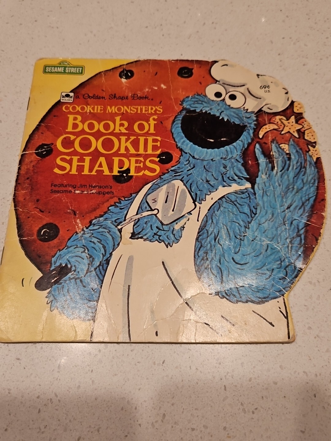 Book – Cookie Monster’s Book of Cookie Shapes, Sesame Street, Golden ...
