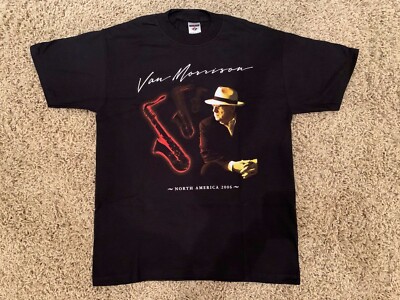Van Morrison Original Concert T Shirt North American Tour 2006 MENS MEDUIM
