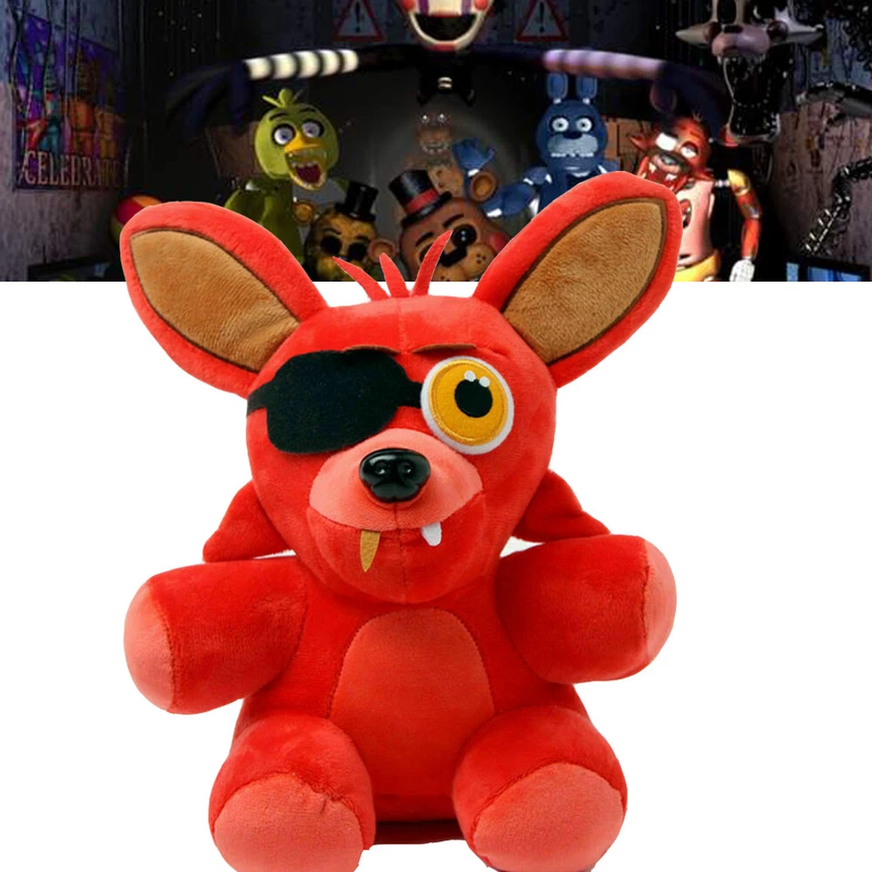 7" FNAF Plüsch five Nights at Freddy's Red Foxy Plush Doll Stofftier Spielzeug- - Bild 2 von 4