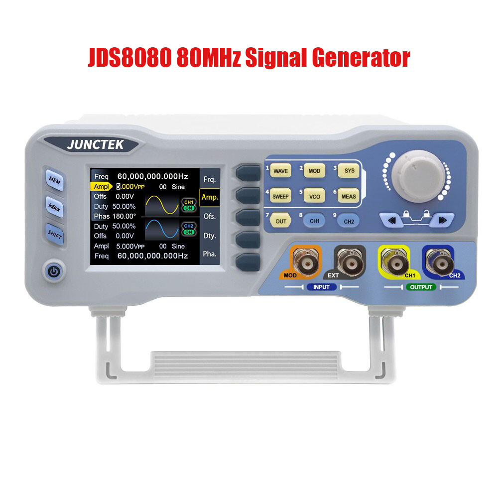 JUNCTEK JDS8080 80MHz Signal Generator 2CH 275MSa/S DDS Function