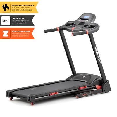 Reebok GT40z Treadmill with Incline, Foldable, Bluetooth, Walking or Running