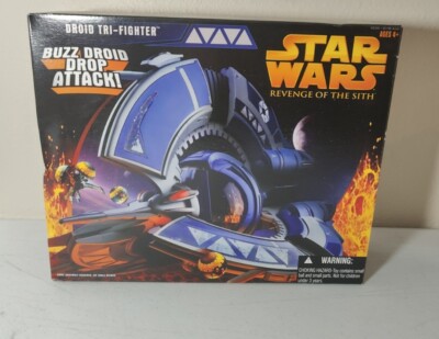 NEW Star Wars - DROID TRI-FIGHTER - Revenge Sith BUZZ DROID DROP