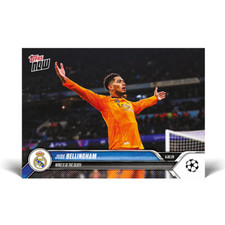 Carte Jude Bellingham Borussia Dortmund 2021 Topps Now /99 - Notée PSA 10, édition Rouge Limitée
