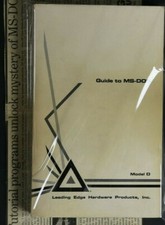 GUIDE TO MS DOS MICROSOFT 1985 MODEL D VINTAGE COMPUTER NEWSPAPER ARTICLE