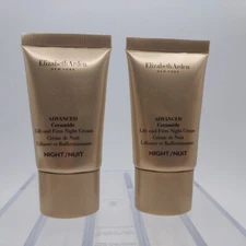 LOT OF 2 Elizabeth Arden Advanced Ceramide Lift and Firm Night Cream .5oz ea