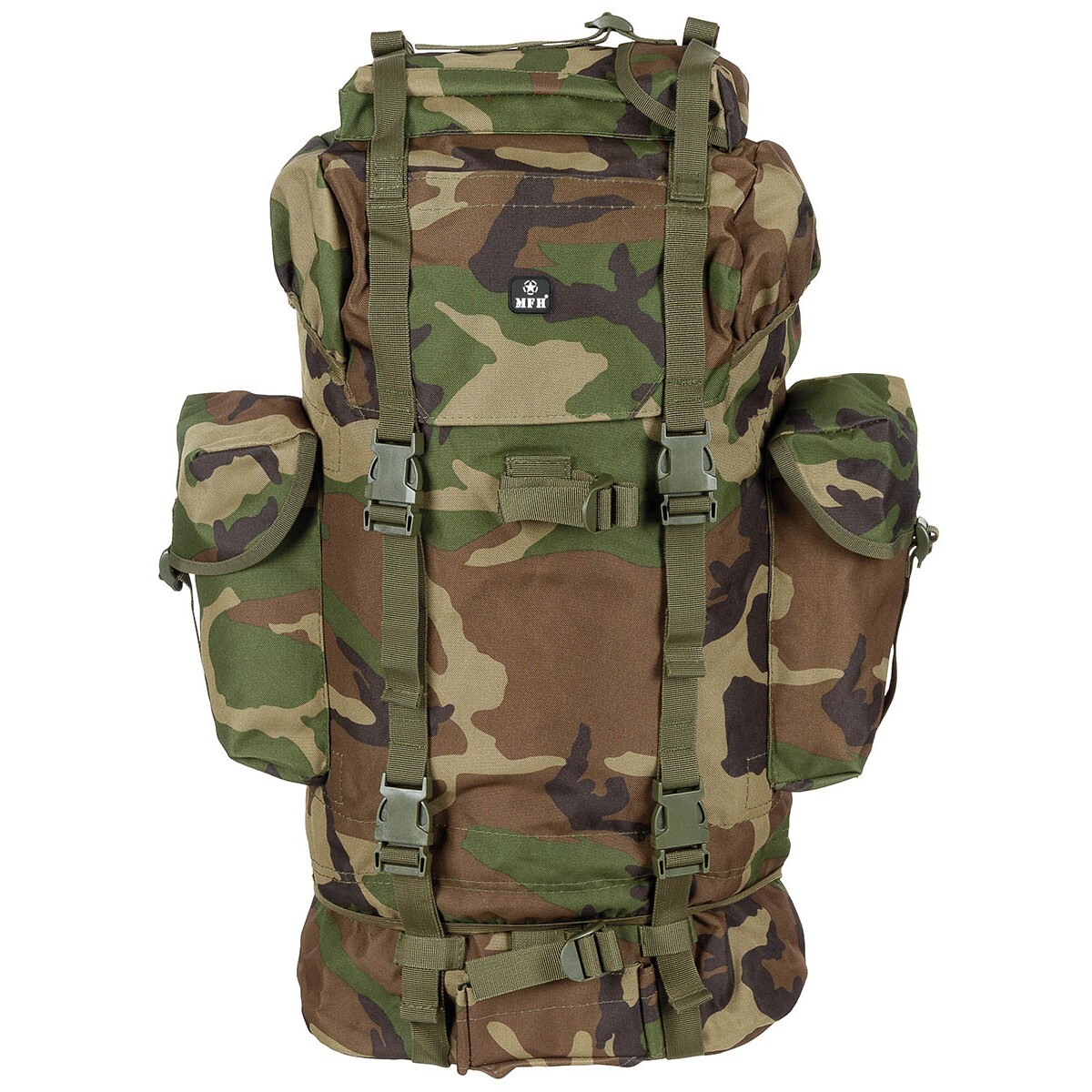 Mfh Bw Kampfrucksack 65 Liter Alu Kampf Rucksack Outdoor Trekking Army