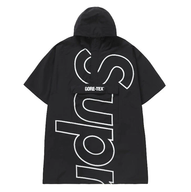 Poncho Supreme GORE TEX noir étanche S/M SS19 Gortex