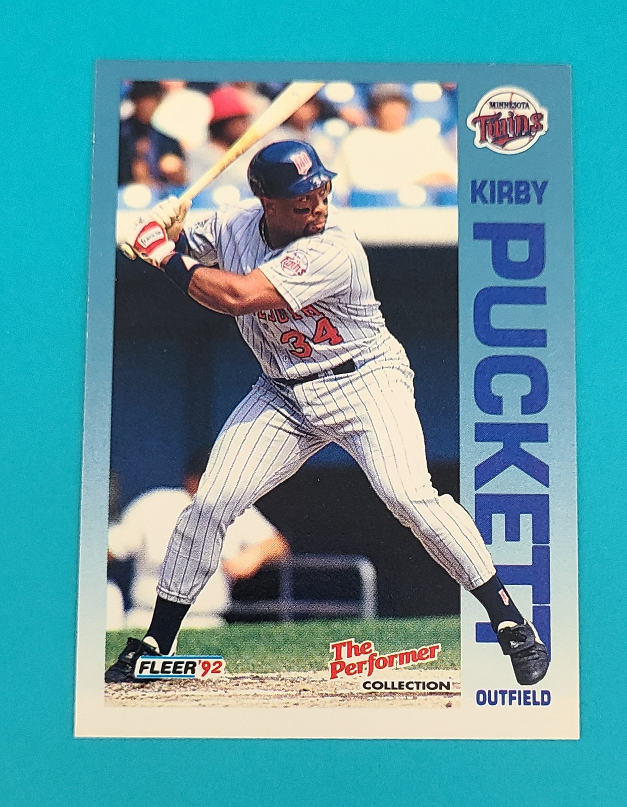 1992 Fleer 7-Eleven/Citgo The Performer #11 Kirby Puckett Minnesota Twins Card G