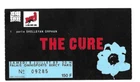 RARE / CONCERT TICKET TICKET - THE CURE: LIVE A PARIS ( FRANCE) 1989 PLACE