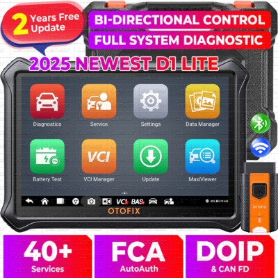 OTOFIX D1 Lite Bidirectional Scanner Full System Diagnostic Key Coding Tool