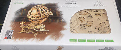 UGEARS GLOBE Mechanical 3-D Model Wooden Puzzle for DIY