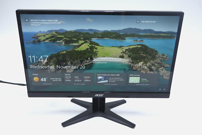 Acer G227HQL 22'' 16:9 Widescreen LED IPS Monitor w/ Adapter & VGA Cable