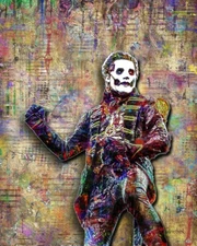 Papa Emeritus IV 8x10in Poster, Ghost Papa Emeritus 4 Rock Print Free Shipping