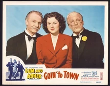 GOIN TO TOWN Original Movie Lobby Card Poster LUM & ABNER Barbara Hale r50