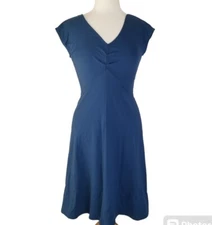 Patagonia Bandha Stretchy Sundress Size S Glass Blue Active Beach Travel 