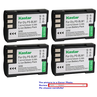 Kastar Replacement Battery for Olympus BLM-1 BLM-01 BLM1 & Olympus E-520 E520