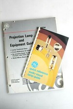 GE Projection Lamp and Audio Visual Guides - Set of 2