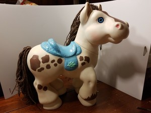 Cabbage Patch Kids Crimp N Curl Pony 1992 White W Dark Brown