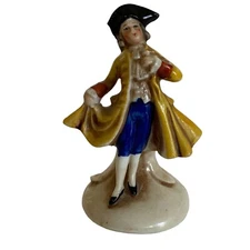 Vintage Renaissance Gentleman Figure #20373 Germany 2.75" Porcelain
