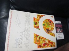 Lee MacPhail Charles O'Finley 1975 All Star Game Program JSA CERTIFIED 