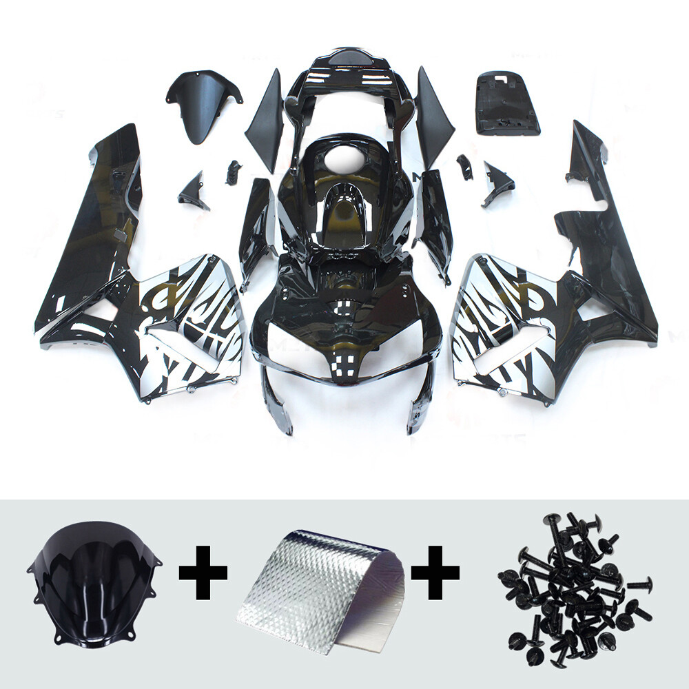 Black Silver Fairings for Honda CBR600RR F5 2005 2006 05 06 Bodywork Body Kits