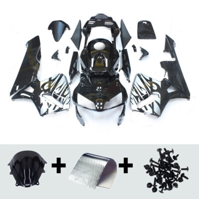Black Silver Fairing for CBR600RR 2005 2006 Honda ABS Plastic Injection Bodywork