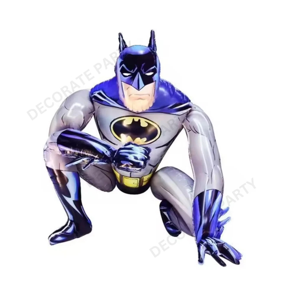 Globos de aluminio grandes BatMan 3D superhéroe Liga de la Justicia fiesta de cumpleaños helio Reino Unido Foto 4 de 4