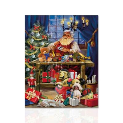 Gemälde Magic Chistmas Bild Wohnkultur Weihnachten Hängebild 