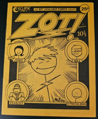 ZOT #10 1/2 (1985) - GRADE NM - YELLOW MINI ASHCAN - ECLIPSE SERIES - 10.5!