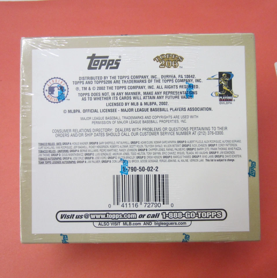 2002 Topps T206 Series 3 Baseball Factory Sealed Hobby Box - Image 2 of 2