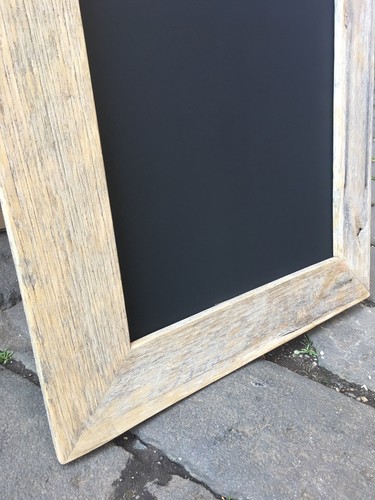 Large Wide A-Frame Chalkboard, Recycled Timber, Rustic Menu Sandwich Blackboard - Picture 9 of 11
