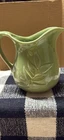 Vintage McCoy Zanesville Green Ceramic Pitcher